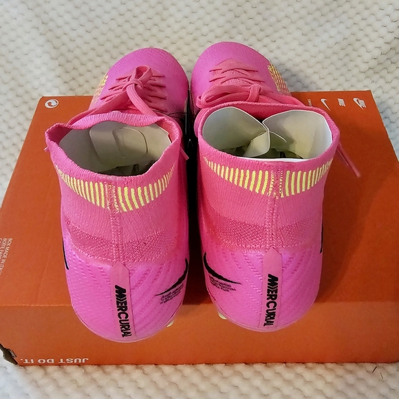 Nike Zoom Mercurial Superfly 9 Elite AG-Pro “Pink Blast” FD0245-605 Men Size 10 - Picture 8 of 11